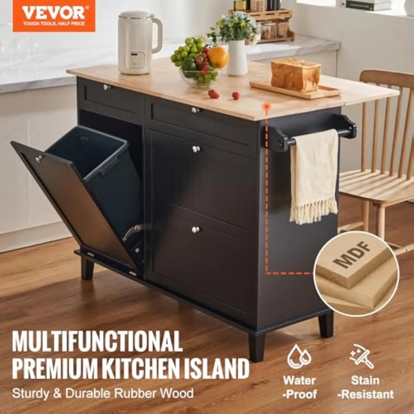 Wood Top Breakfast Bar