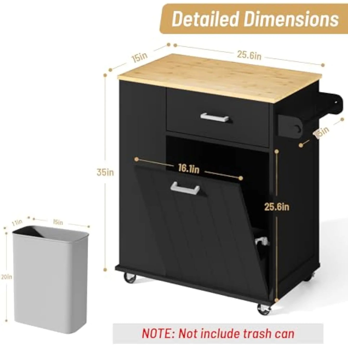Rolling Kitchen Island