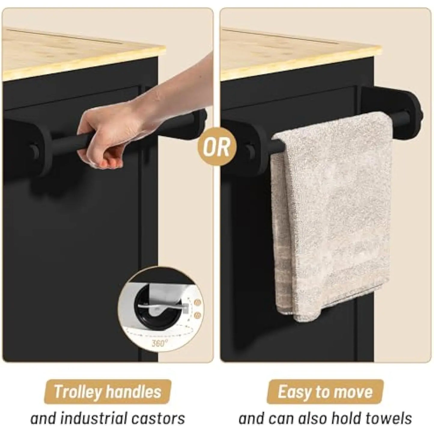 Rolling Kitchen Island