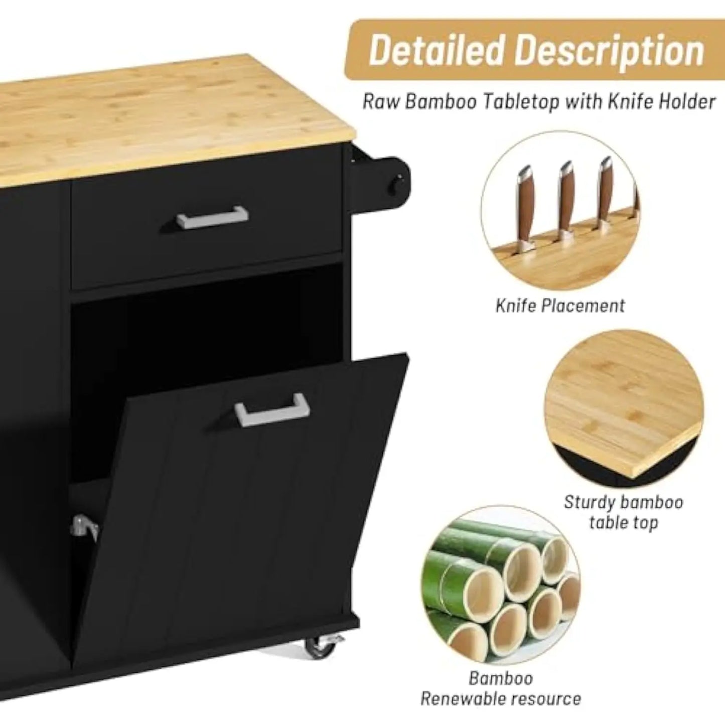 Rolling Kitchen Island