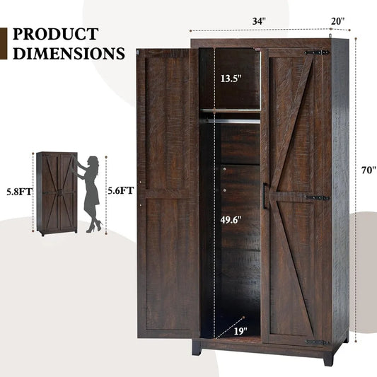 Farmhouse Clothing Armoire