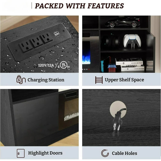 Electric Fireplace TV Stand