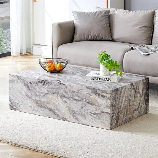 Faux Marble Coffee Table
